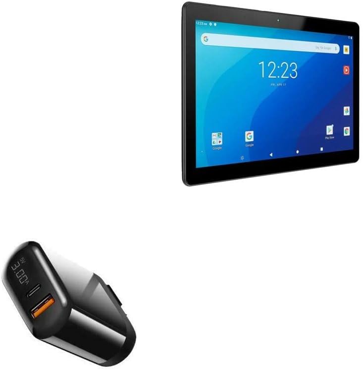 Punjač Boxwave Kompatibilan sa Gatewayom 10.1in Android tablet - PowerDisplay PD zidni punjač za Gateway 10.1in Android tablet - Jet Black