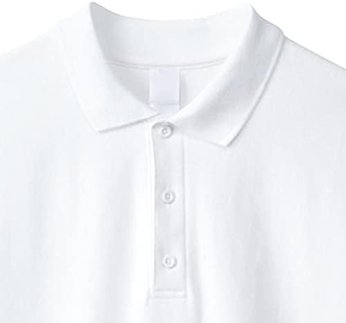 Muška klasična čvrsta Polo majica performanse rastezljive Golf majice gornji vlažni rever kratki rukav