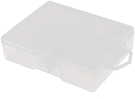 Novi Lon0167 transparentan storage Case hard Plastic držač baterije Organizator za AA baterije(Transparenter