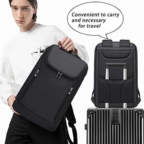Uaskmeyt Travel Backpack za muškarce, poslovni baksak za prijenosnog računala za prijenos vodootpornog računala