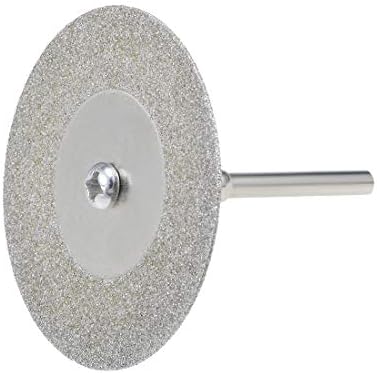 Uxcell 10 kom 40 mm Dijamantni kotači za rezanje rezani kotač s 2 kom. Mandrelima za rotacijski alat