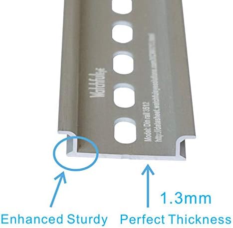 WatchfulEyE din nosač za montažu / nosač za montažu DIN Rail Kit Rack uši DIN šina prorezom Aluminijska