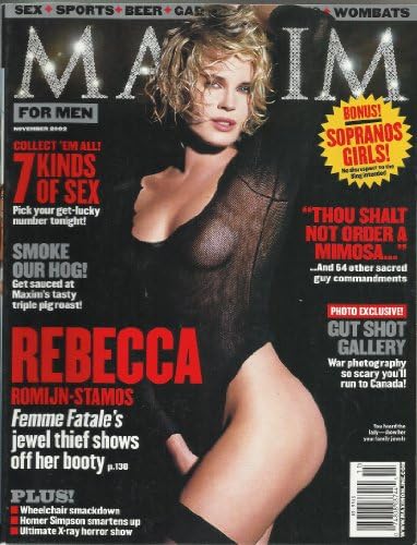 Maxim Magazin Novembar 2002 Rebecca Romijn-Stamos Cover