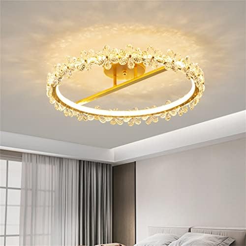 Genigw stropna lampica skandinavska topla spavaća soba blagovaonica LED zlato tanka stropna svjetlosna svjetlost