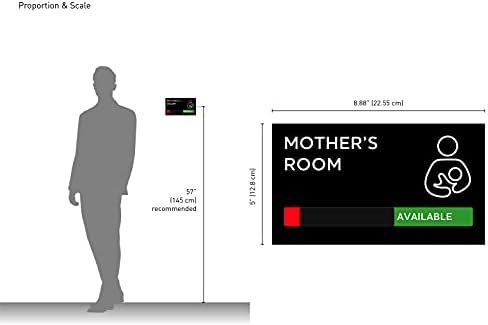 Kubik slova znak za sobu za majke sa klizačem za status sobe za dvostruke poruke