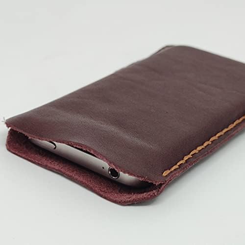 Holsterična kožna torbica za torbicu za Xiaomi RedMi 9C NFC, ručno izrađena kožna futrola za prave kože,