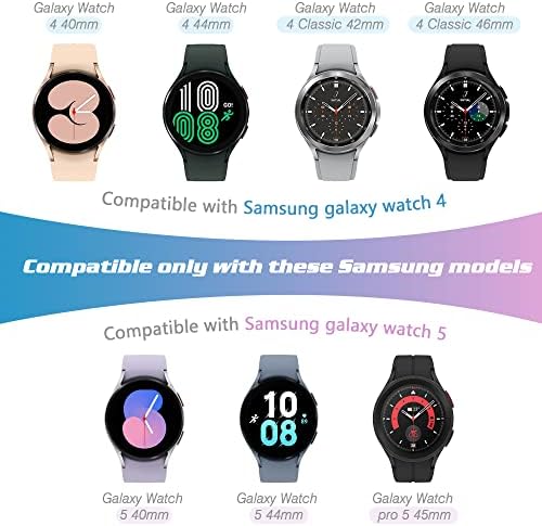 Hswai kompatibilan sa Samsung Galaxy Watch 4 Band / Galaxy Watch 5 Band 40mm 44mm / Galaxy Watch 4 Classic