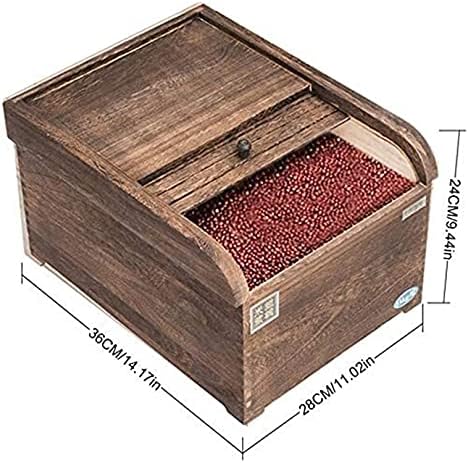 SYZHIWUJIA kutija za skladištenje pirinča sa poklopcem, kutija za skladištenje pirinča od 10 kg posuda za