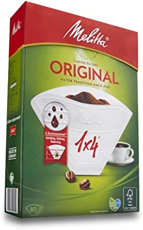 Melitta - papirni filteri za kafu, bijeli, 1er pakovanje