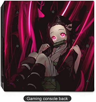 Zhengjc Anime Girl Kamado Nezuko PS4 PRO kontroler i konzola Naljepnica za kožu Zaštitni poklopac bežični