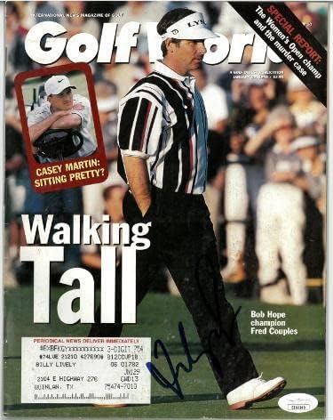 Fred parovi potpisali su Golf World Full Magazine januar 23, 1998-JSA EE63340 - Autogramirani Golf magazini