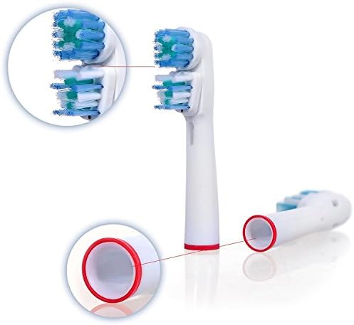 Dvostruke čiste glave četkica, kompatibilne sa Braun Oral-B dvostrukom čistom električnom četkicom za zube