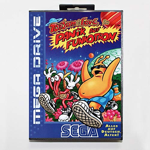 Romgame Toe Jam i Earl 2 de 16 bit Sega MD igra sa maloprodajom za Sega Mega Drive za Genesis