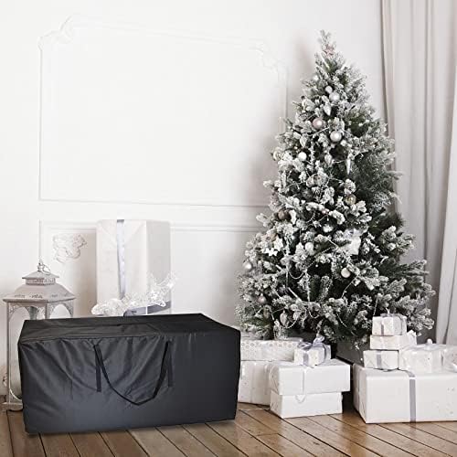 Dbylxmn torba za božićno drvo može čuvati kućno skladište za božićno drvo izdržljiv vodootporni materijal džep od prašine i patent zatvarača s ručkom skladište malih predmeta