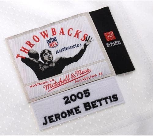 Uokvirena Jerome Bettis Pittsburgh Steelers Autographing White Super Bowl XL Autentični dres Mitchell &