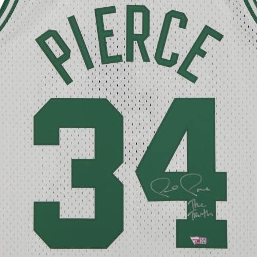 Paul Pierce Boston Celtics Autographing White 2007-08 Mitchell & Ness replika sa istinom natpisom - autogramirani