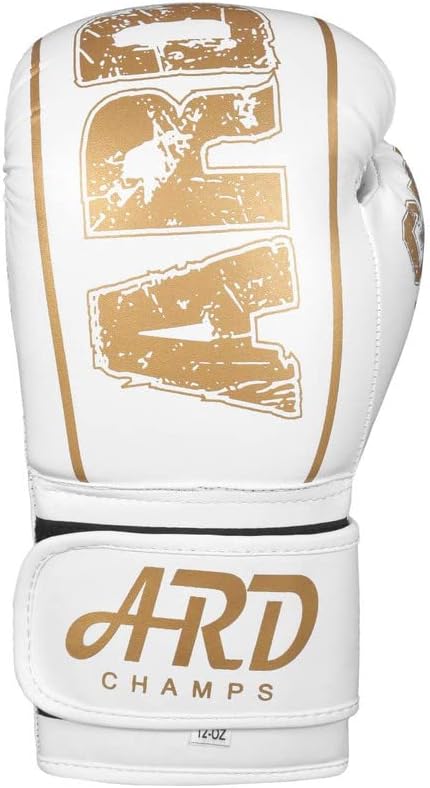 Ard Xlite White Finish Gel Boxing rukavice za muškarce i žene Trening MMA MUAY THAI THAI PREMIUM KVALITETNE