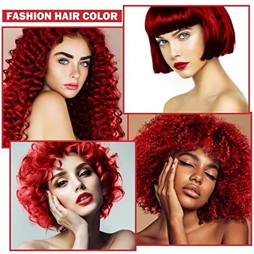 Xingxyuel crvena boja kose boje, privremena boja kose, prirodna kosa vosak, 24 sata dugotrajni efekt, pranje