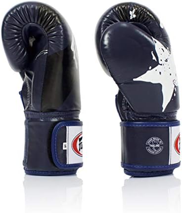 Fairtex Muay Thai Style Trening sparing rukavice, 12 oz, plava / crna