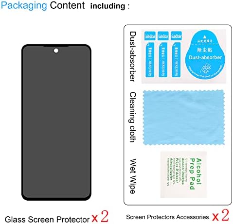 Lokyoo 2 paket Zaštita ekrana za privatnost za Samsung Galaxy A54 [Anti-Spy kaljeno staklo], Ultra HD, protiv
