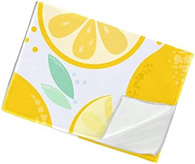 Citrus Yellow Limun Voće 2 Pakovanje Microfiber teretana Sportski ručnici Brzi ručnici za sušenje Ručnici