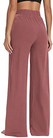Sarin Mathews ženske joge Duksevi širokim nogom Lounge Pajamas hlače udobne vučne veze Joggers Hlače sa