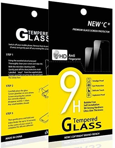 NEW'C [3 Pack] dizajniran za kaljeno staklo za zaštitu ekrana Samsung Galaxy S10 Lite, Ultra otporno na