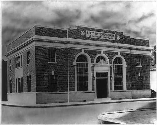 HistoricalFindings fotografija: prva nacionalna banka Južnog Merilenda,Vašington,DC?,1909-1932, Vanjski
