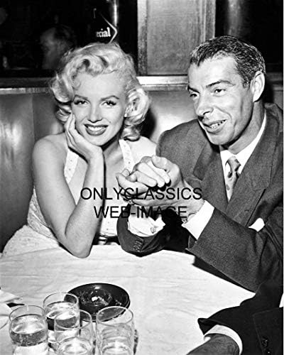 OnlyClassics bejzbol igrač Joe DiMaggio & njegova seksi Supruga Marilyn Monroe iskrena 8x10 fotografija