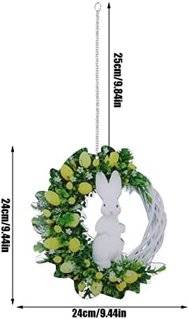 Giant Weveat za vanjsku dekoraciju ureza Dekoracija Dekoracija Bunny Garland Uskrsni Početna 2022 Dekoracija
