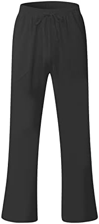 Muške ljetne pamučne pantalone elastične struine nacrtavajuce labave džepove Hlače natuvremene lagane aktivne