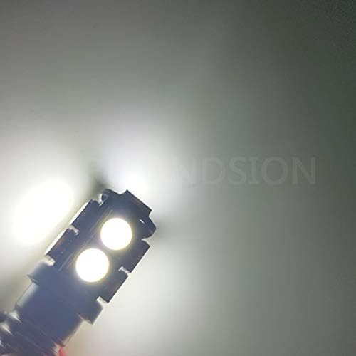 Ruiandsion 2kom E10 LED sijalica 12V Bijela 5050 9SMD E10 minijaturne vijčane baze LED Sijalice 12v lampa