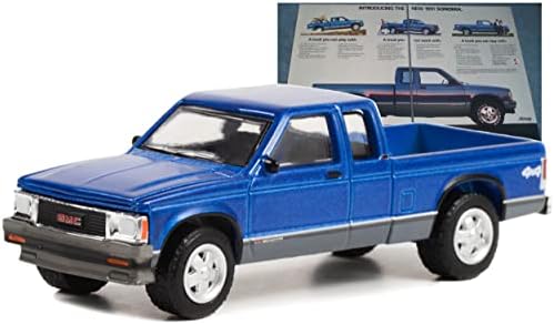 1991 Sonoma Kamionet plava metalik & amp; Siva to više nije samo kamion Vintage ad Automobili serije 8 1/64