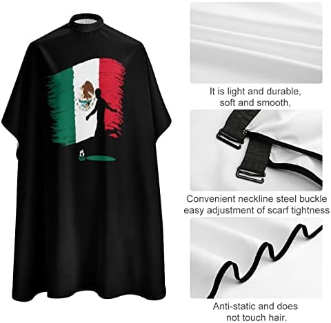 Meksički nogometni igrač vodootporni ogrtač brijač za rezanje kose rupe sa podesivim zatvaračem Snag frizerski
