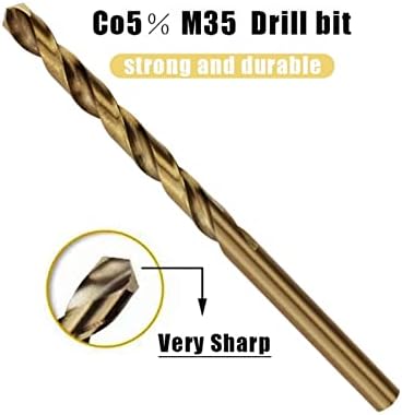 Vieue bušilice Cobalt velike brzine čelični bušilica za vijuga M35 od nehrđajućeg čelika alat za alat od