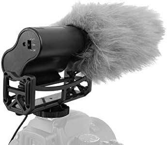 Shotgun mikrofon sa vjetrobransko staklo & Dead Cat Muff za Canon VIXIA HF R600