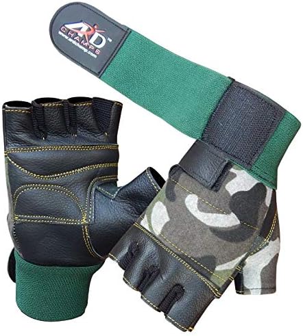 ARD-Champs® kožne rukavice za podizanje tegova sa dugim Zapešću podstavljena teretana za trening snage s-XXL