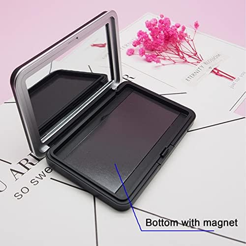 1kom mat crna prazna magnetna kozmetika Palette sjenilo za oči Blur DIY kutija za šminkanje Glitter Makeup kutija za izdavanje šminke