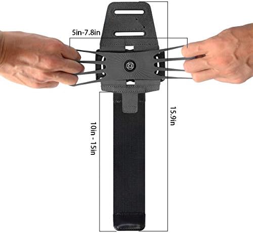 Boxwave Holster Kompatibilan s Pogled Handom 10 - Activestretch Sport Armband, podesiva traka za vježbanje