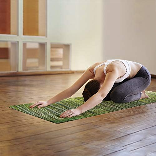 CirCleO zelena prostirka za jogu neklizajuća vruća prostirka za jogu, vrhunska podloga za jastuke za fitnes
