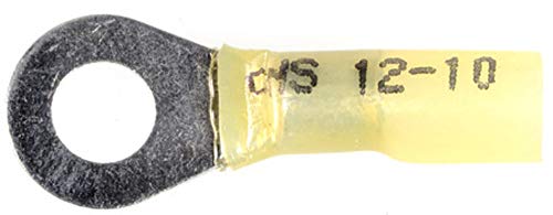 AMZ kopče i zakovica 10 Krimp & amp; pečat prsten terminali 1/4 Stud 12-10 mjerilo žuta