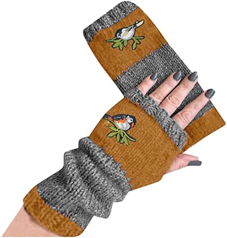 Qvkarw Male ručno rađene rukavice Hook cvijeće ručne vunene tople rukavice Ženske pamučne rukavice rukavice