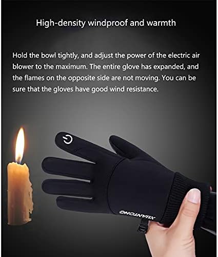 MYSNKU radne rukavice sa rukohvatom, zimske rukavice dodirni ekran prsti tople rukavice izolovane protivklizne