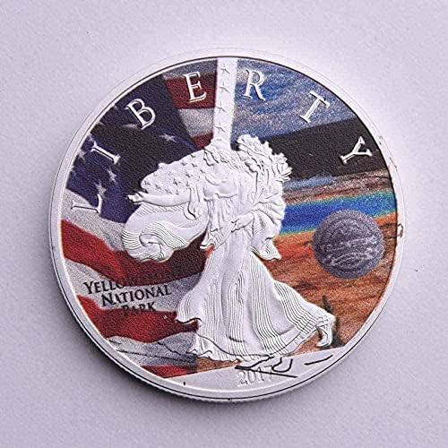Sjedinjene Američke Države Nacionalni park Kip slobode srebrni prigodni kovani novčići i vanjski kovani