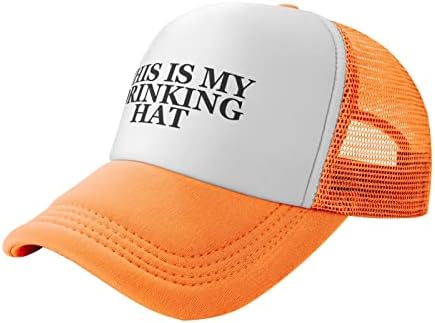 Ovo je moj šešir za piće Unisex kamiondžija za odrasle Podesiva kapa za odrasle klasične ribolovne kapice