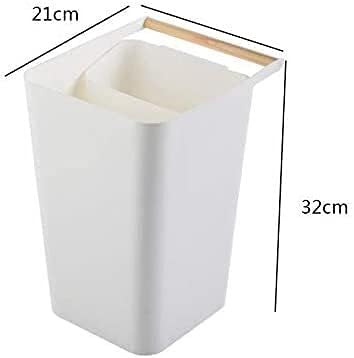 WXXGY kanta za smeće kanta za smeće kanta za smeće prenosiva korpa za otpad duge cilindrične kuhinjske limenke
