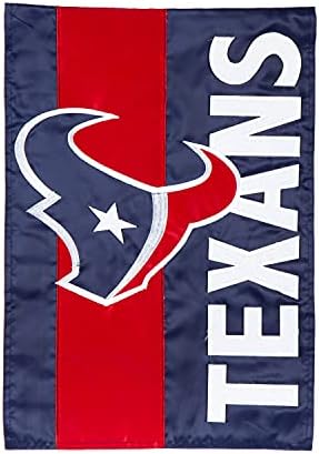 Tim Sports America NFL Houston Texans izvezeni logotip aplikacija za zastavu, 12,5 x 18 inča unutarnji dvostrani