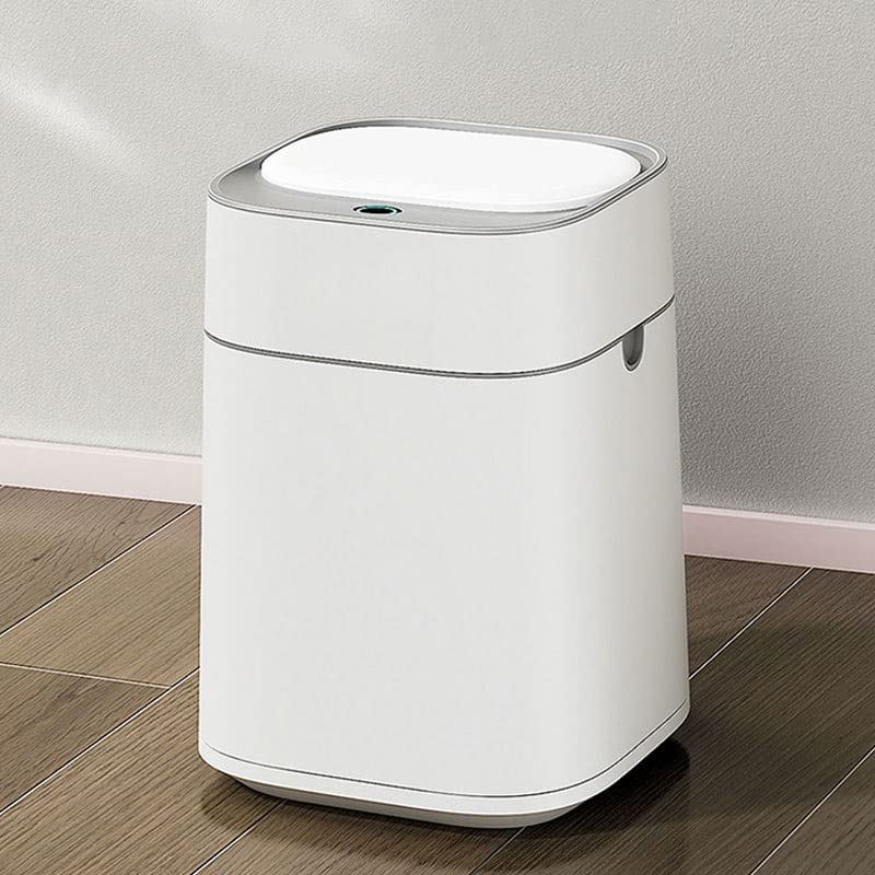 CXDTBH pametna kanta za smeće za kupatilo automatsko pakovanje pametni senzor smeće Bijela električna kvadratna
