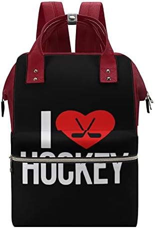 Volim ruksak hokejaških ruksaka vodootporne mamske torbe velikog kapaciteta ruksak