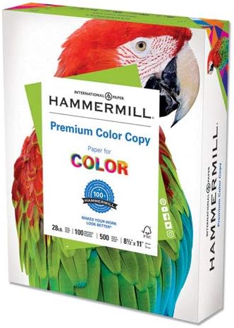 Papir za kopiranje u boji, 28 lb., 8-1/2x11, 100 GE/114 ISO, 2500/CT, we, Prodaje se kao papir za kopiranje